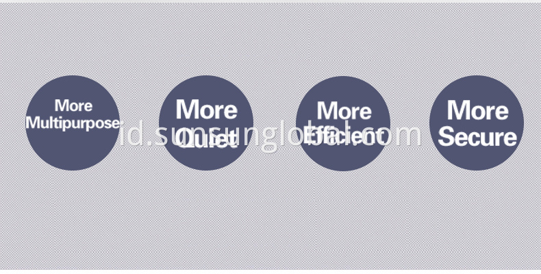 Sunsun aquarium tekanan tinggi sumur pompa air submersible bersih